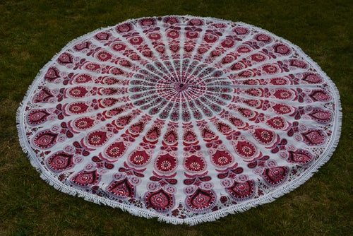 Boho Mandala Tapestry Table cloth wall cover beach Round blanket