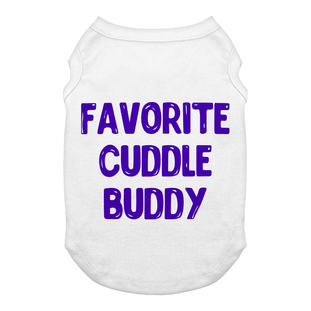 Cuddle Buddy Dog Tank - Kawaii Dog T-Shirt - Cool Design Dog Clothing