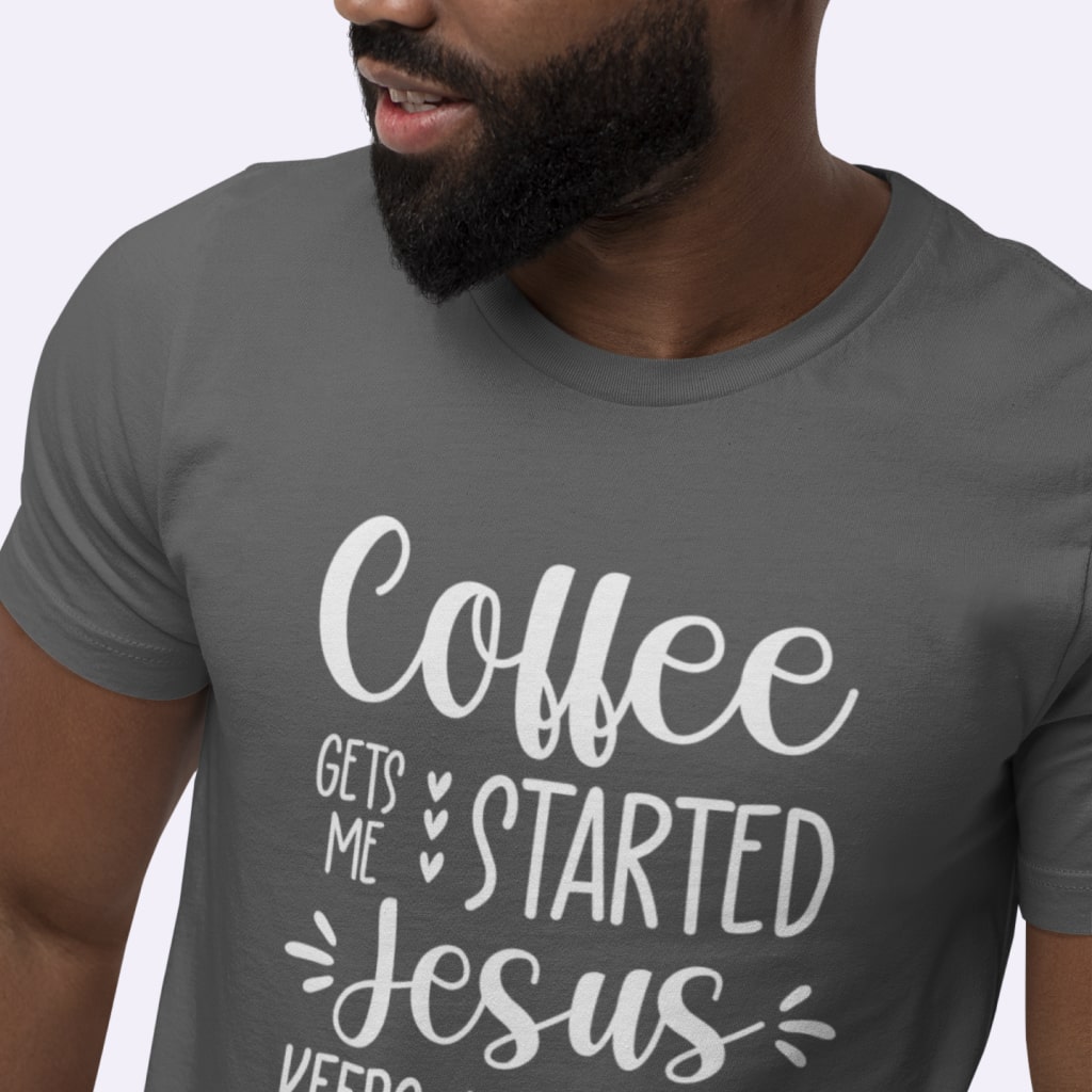 Jesus Keeps Me Going Unisex Jersey T-Shirt Made in USA