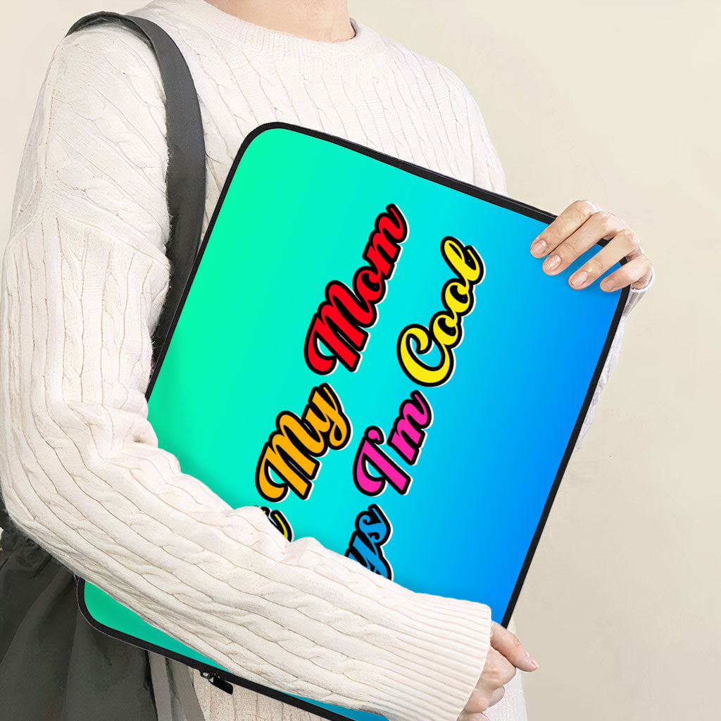 Colorful Dell 16" Sleeve - Quote Laptop Sleeve - Funny Laptop Sleeve with Zipper