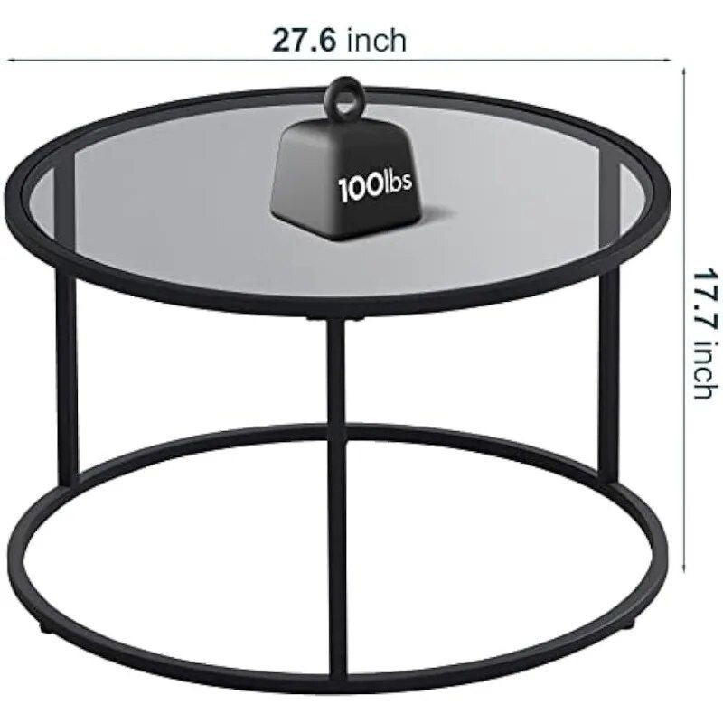 Round Glass Coffee Table