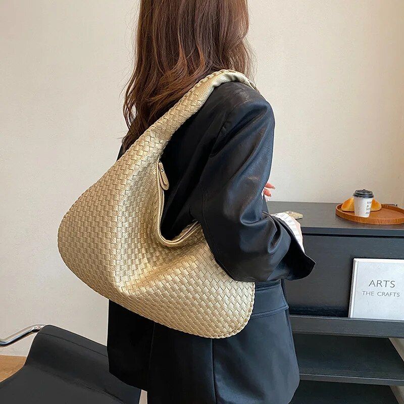 Korean Chic Knit Tote