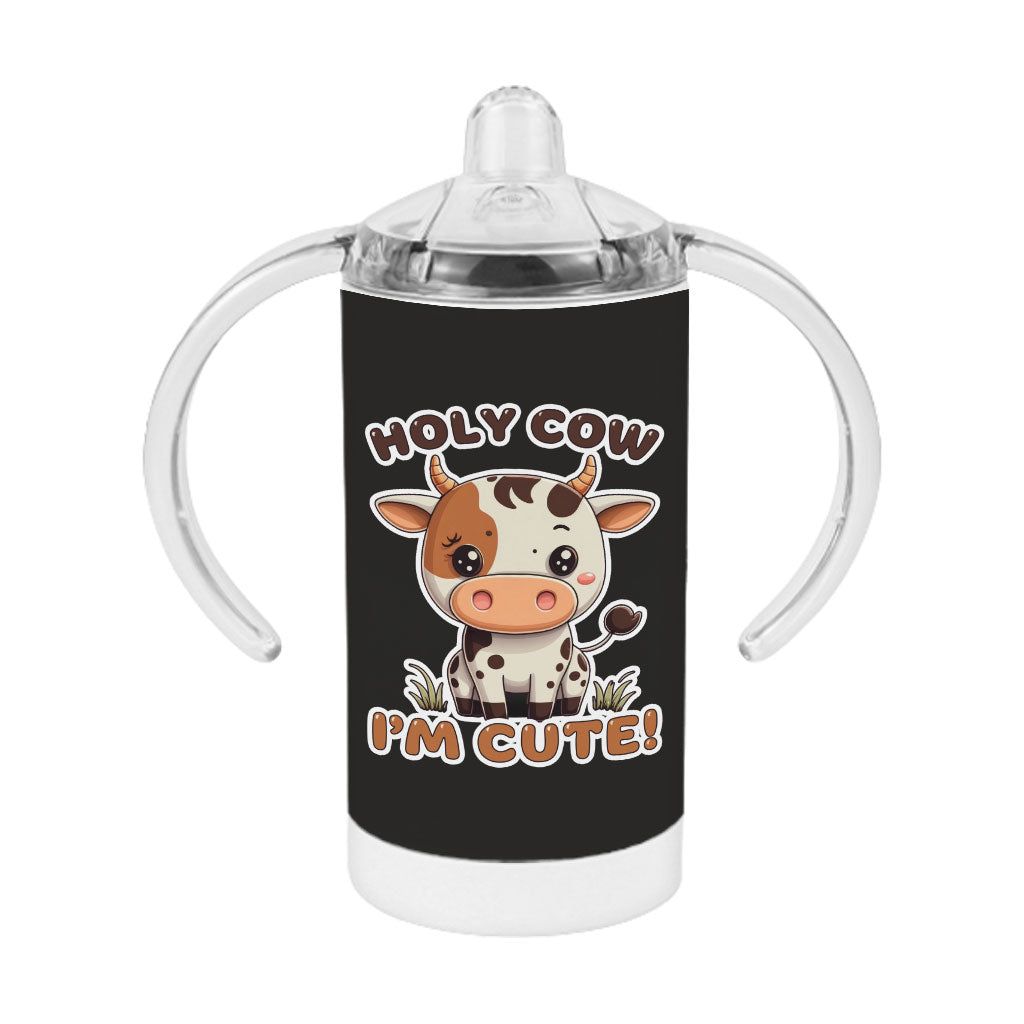 Holy Cow Sippy Cup - Kawaii Baby Sippy Cup - Cartoon Sippy Cup