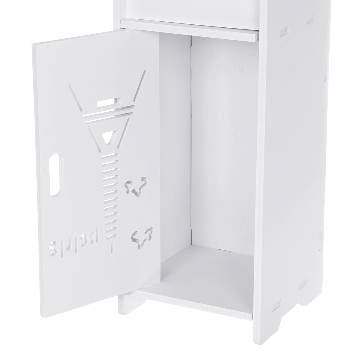 Small Bathroom Toilet Storage Cabinet Waterproof Organizer Standing