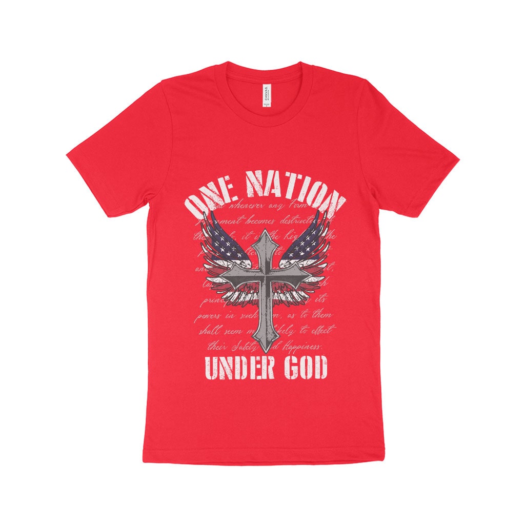 One Nation Under God Unisex Jersey T-Shirt Made in USA