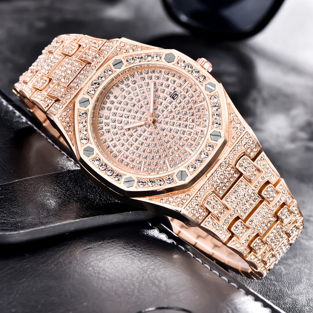 Rose Gold Circle Watch