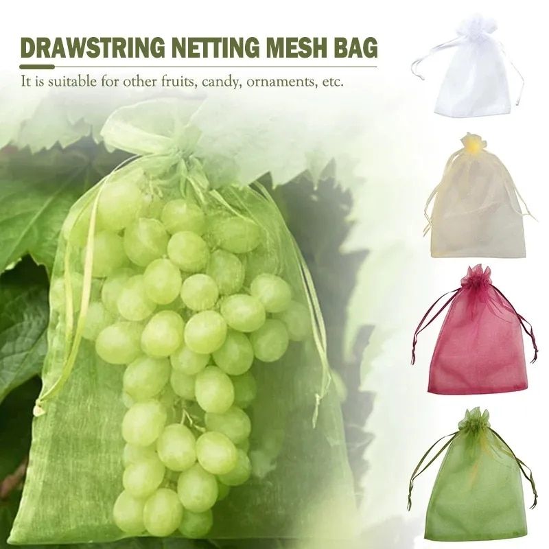 Multi-Size Fruit Protection Mesh Bags