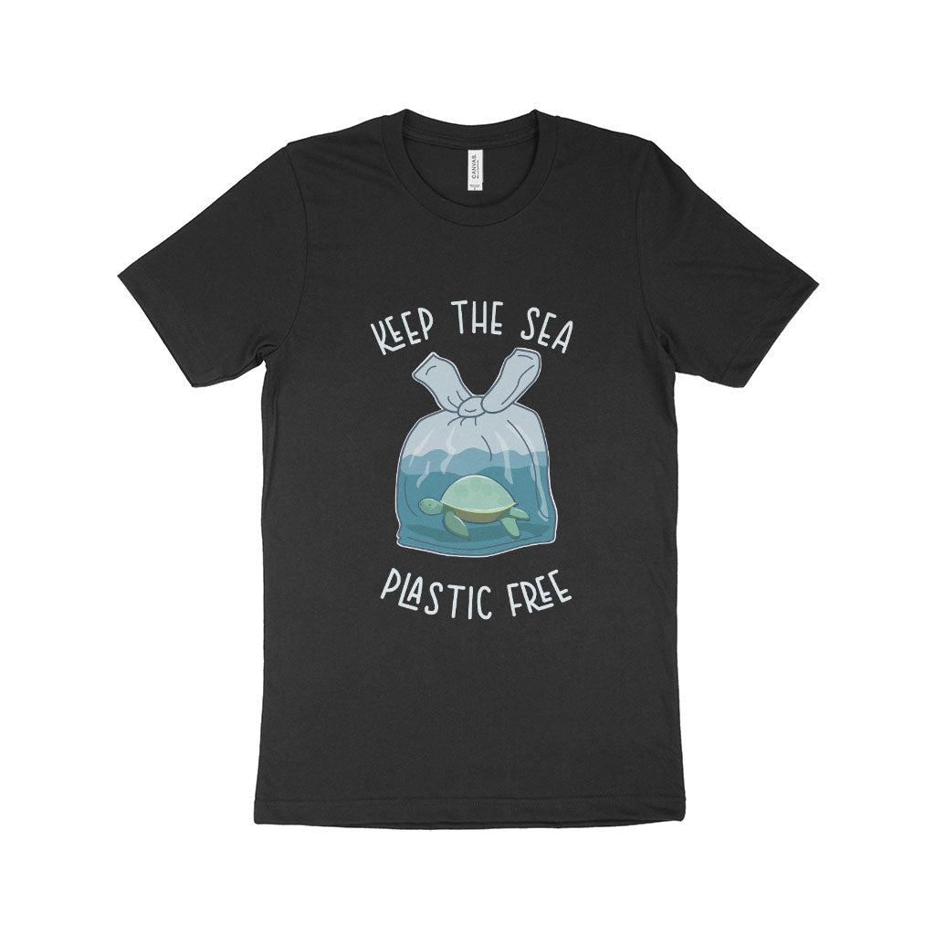 Keep the Sea Plastic Free Unisex Jersey T-Shirt Made in USA