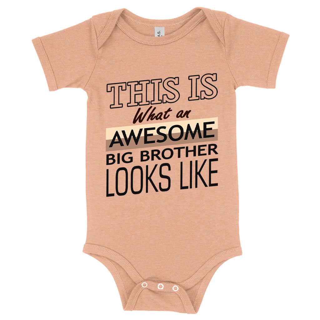 Baby Awesome Big Brother Onesie - I'm the Big Brother Onesie - Funny Family Onesie