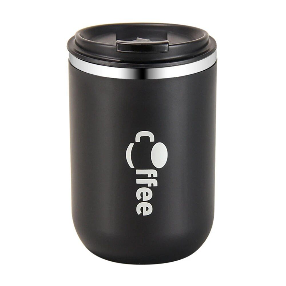 16.9oz Elegant Stainless Steel Thermal Mug: Leak-Proof, Insulated Coffee Travel Cup