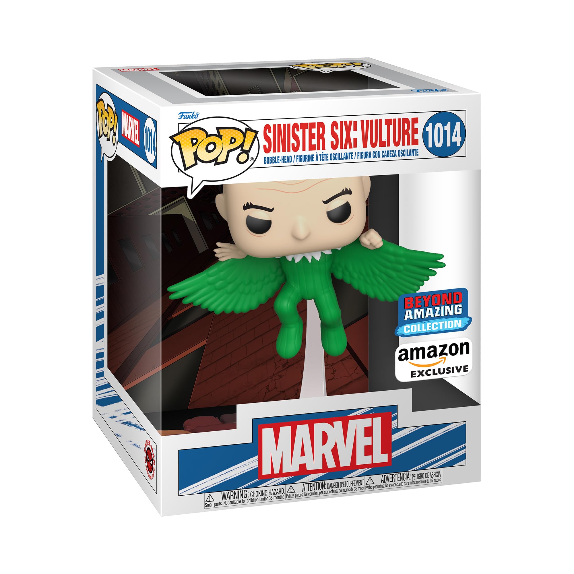 Funko Pop! Deluxe Marvel: Sinister 6 - Vulture, Amazon Excusive, Figure 2 of 7