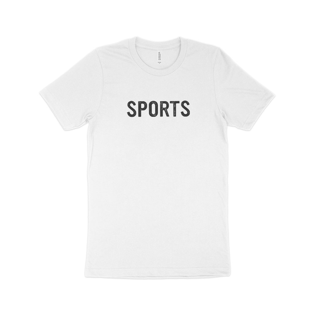 Sports Unisex Jersey T-Shirt Made in USA