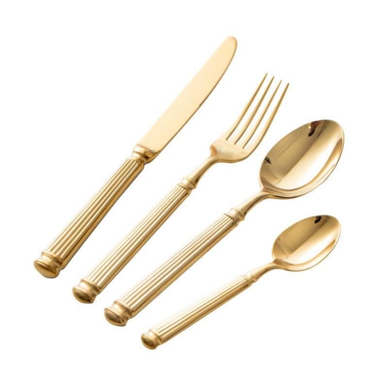 Luxury 18/10 Stainless Steel 4-Piece Cutlery Set