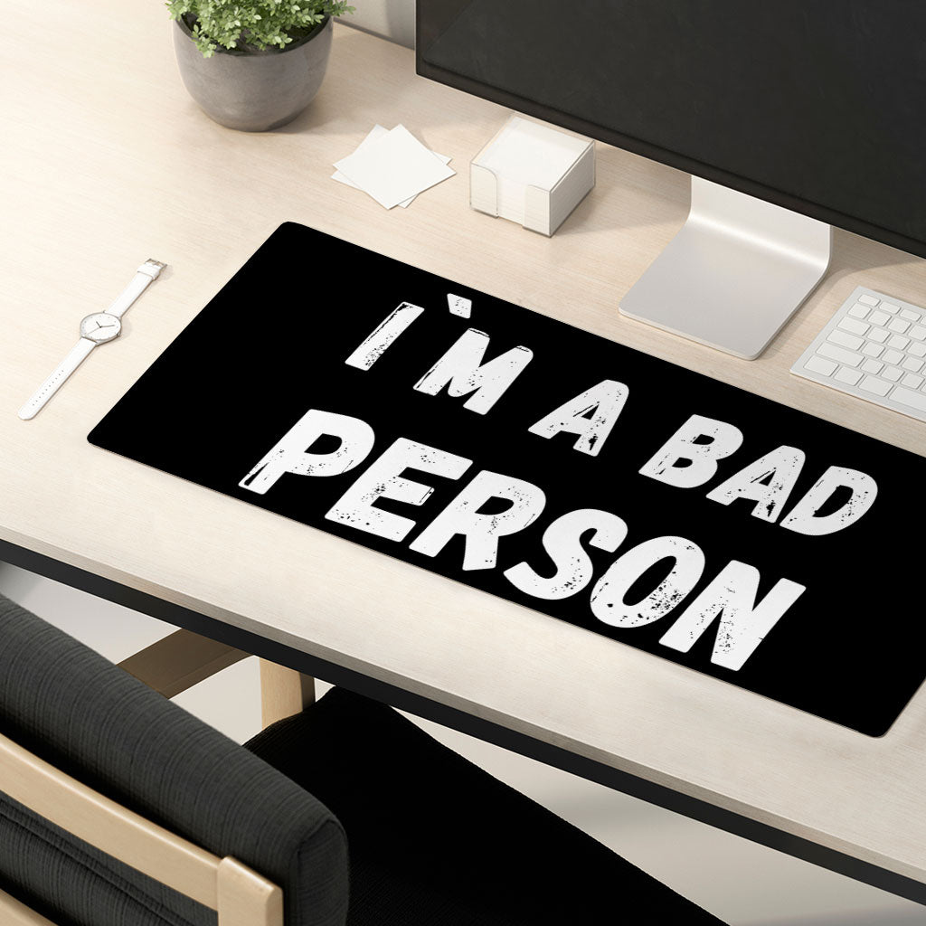 Sarcastic Desk Mat - Cool Desk Pad - Themed Laptop Desk Mat