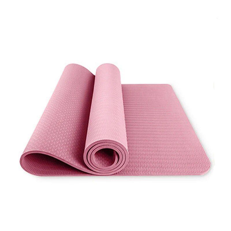 Premium TPE Double Layer Non-Slip Yoga Mat - Ideal for Gymnastics, Pilates & Fitness