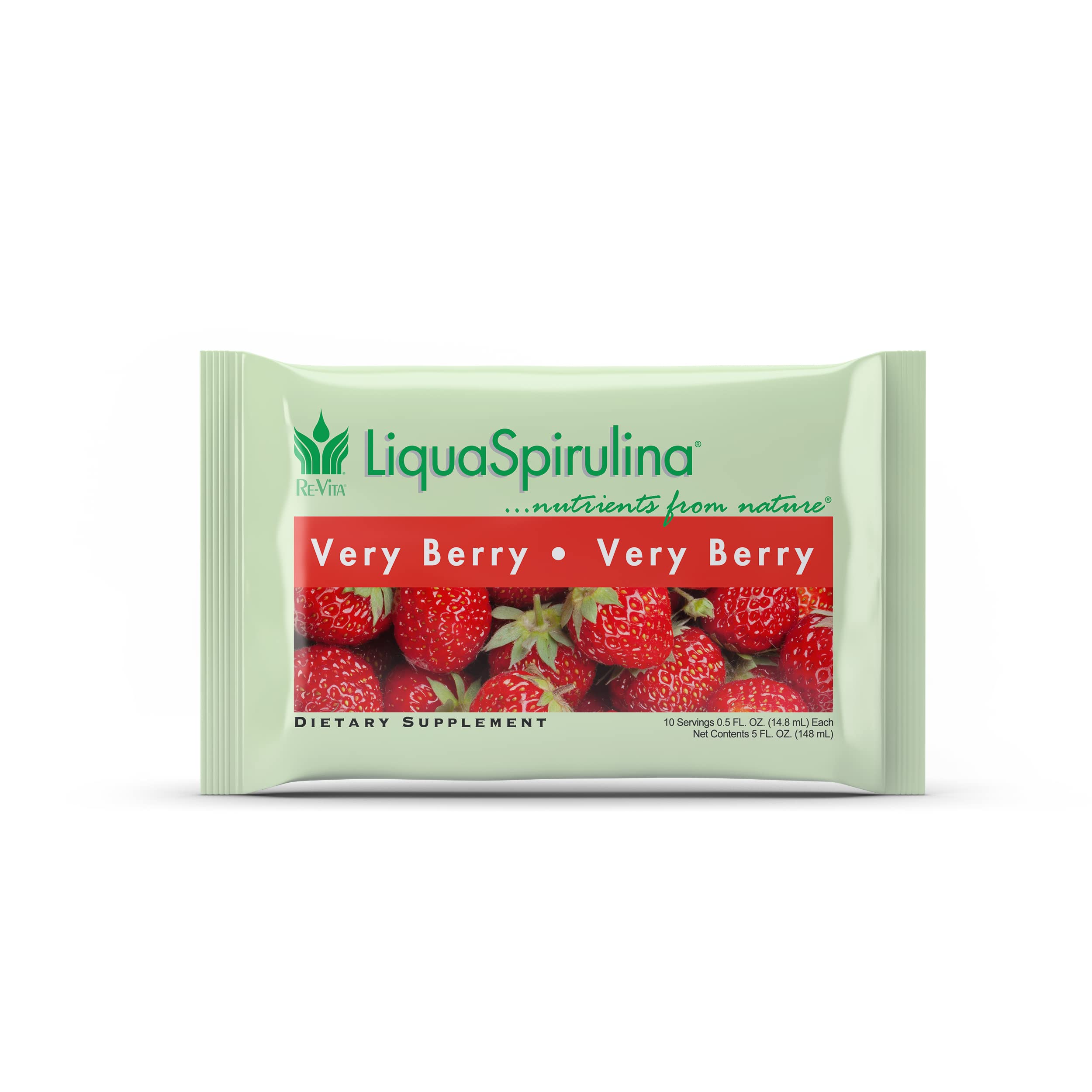 RE-VITA Very Berry LiquaSpirulina Essential Pack 60 Servings