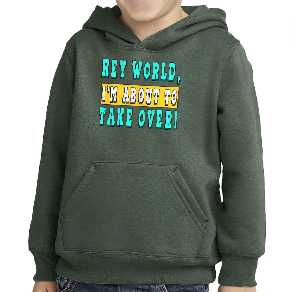 Cool Quote Toddler Pullover Hoodie - Sarcastic Sponge Fleece Hoodie - Printed Hoodie for Kids