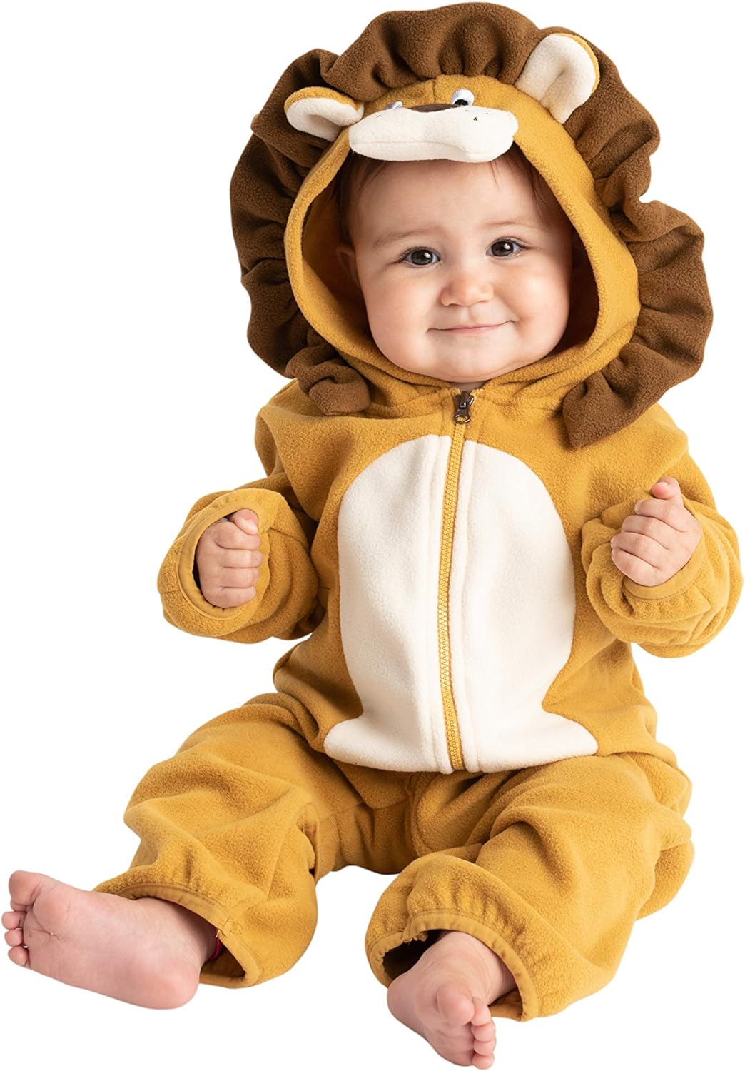 Fleece Baby Bunting Bodysuit – Infant One Piece Kids Hooded Romper Outerwear Toddler Jacket