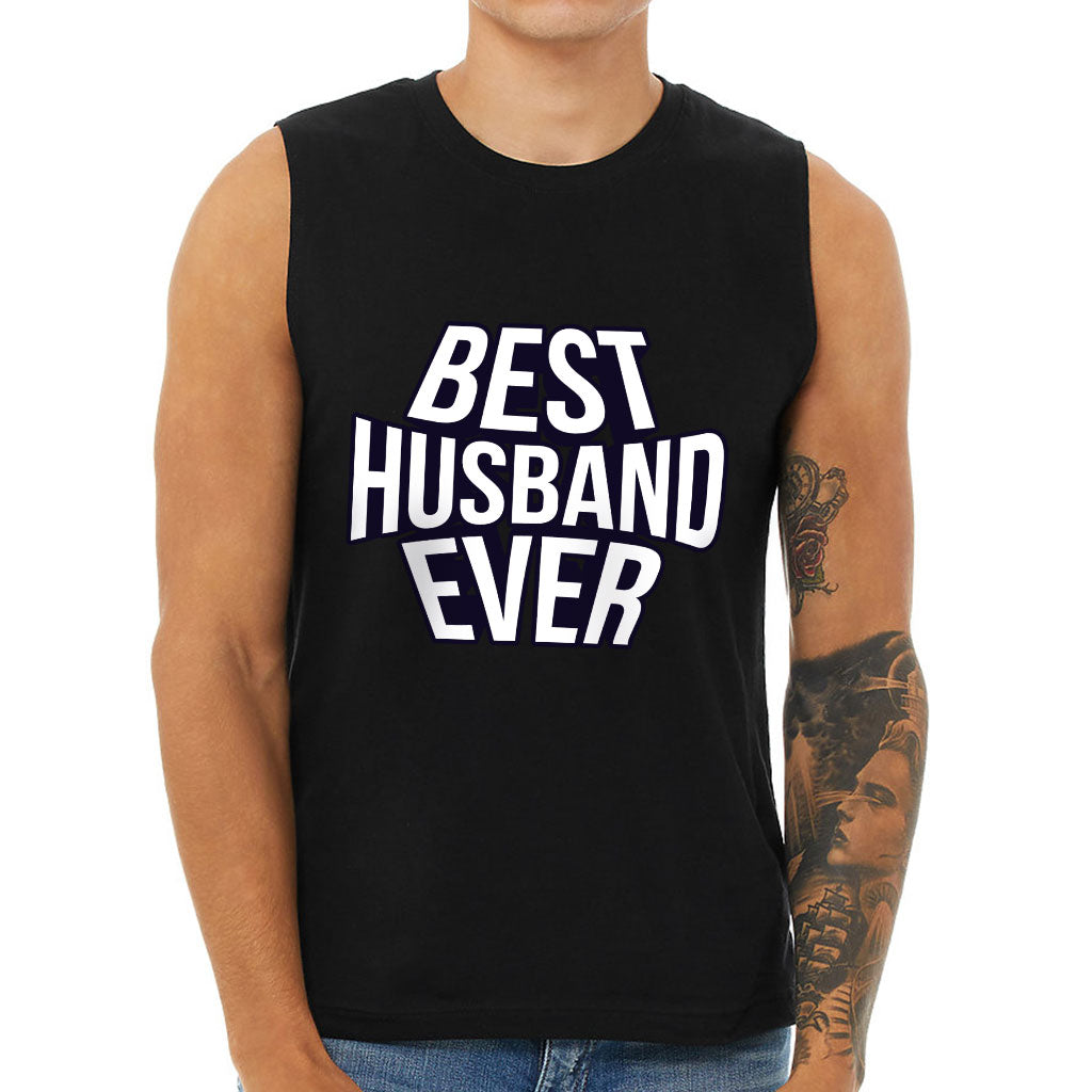 Best Husband Ever Men's Muscle Tank - Best Design Men's Sleeveless T-Shirt - Cool Tank