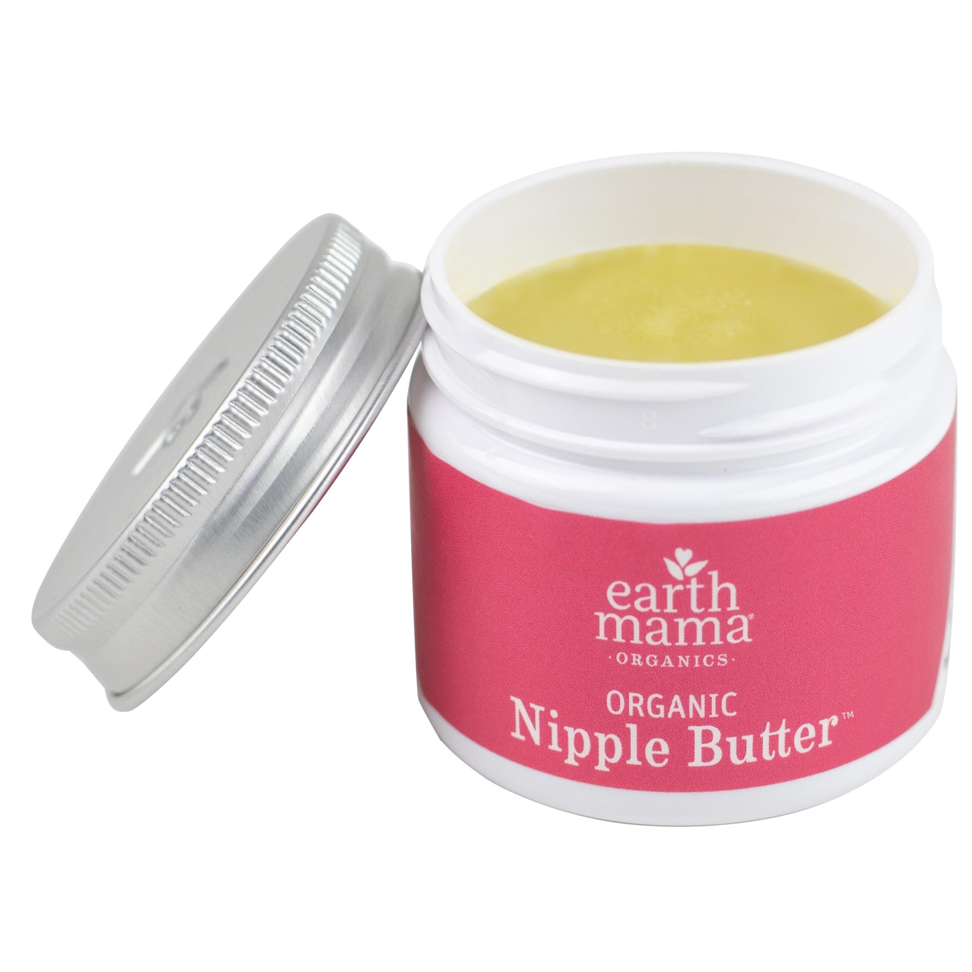 Organic Nipple Butter™ Breastfeeding Cream by Earth Mama | Lanolin-free, Postpartum Essentials Safe for Nursing, Non-GMO Project Verified, 2-Fluid Ounce