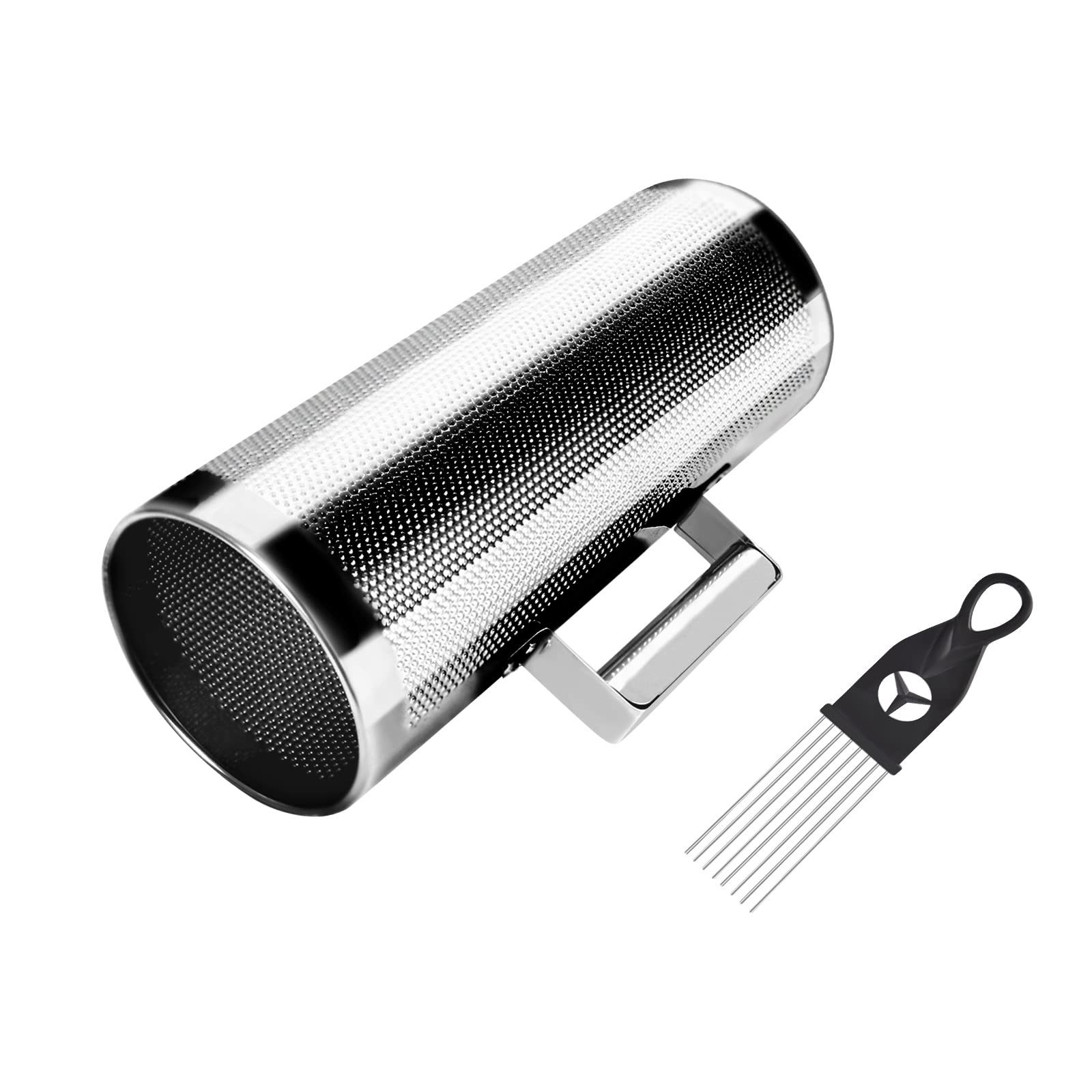 EASTROCK Stainless Steel Guiro Shaker 12" 5" Percussion Instrument Guiro Musical Instruments Tool with Scraper for Live Performance