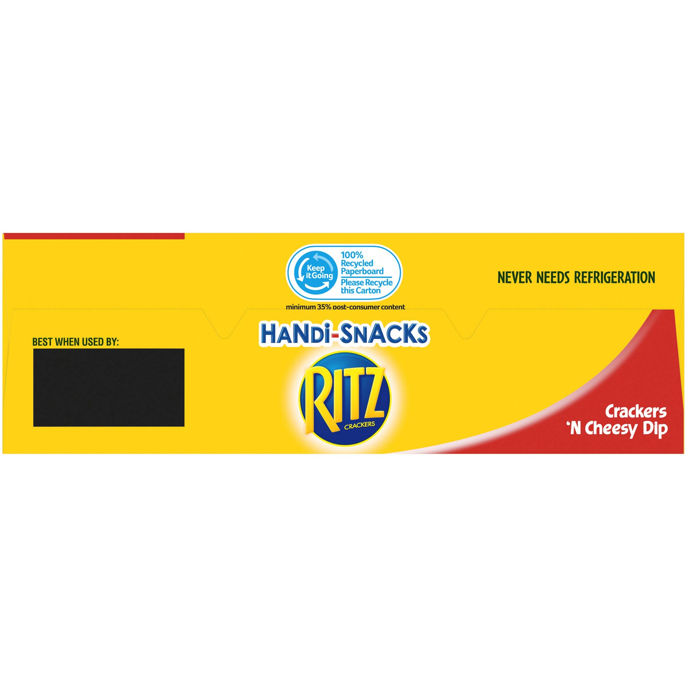 RITZ Handi-Snacks Crackers and Cheese Dip, 6 - 0.95 oz Packs