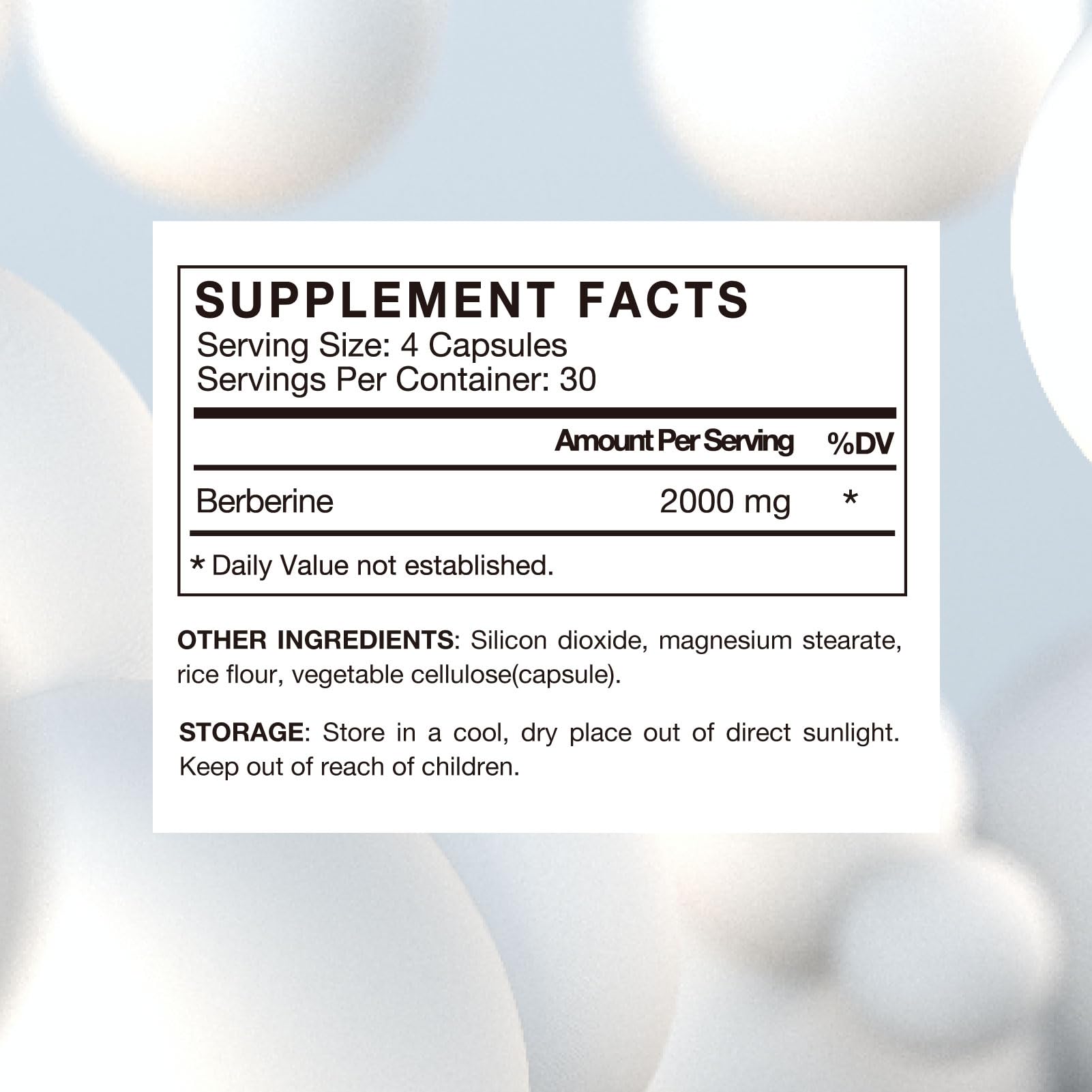 VHC Berberine Supplement 2000mg Daily, 10X Time Optimum Absorption Berberine HCL, Max Boost Bioavailable Levels, for Immune Cardiovascular Gastrointestinal, Non GMO Gluten Free Veggie Capsules