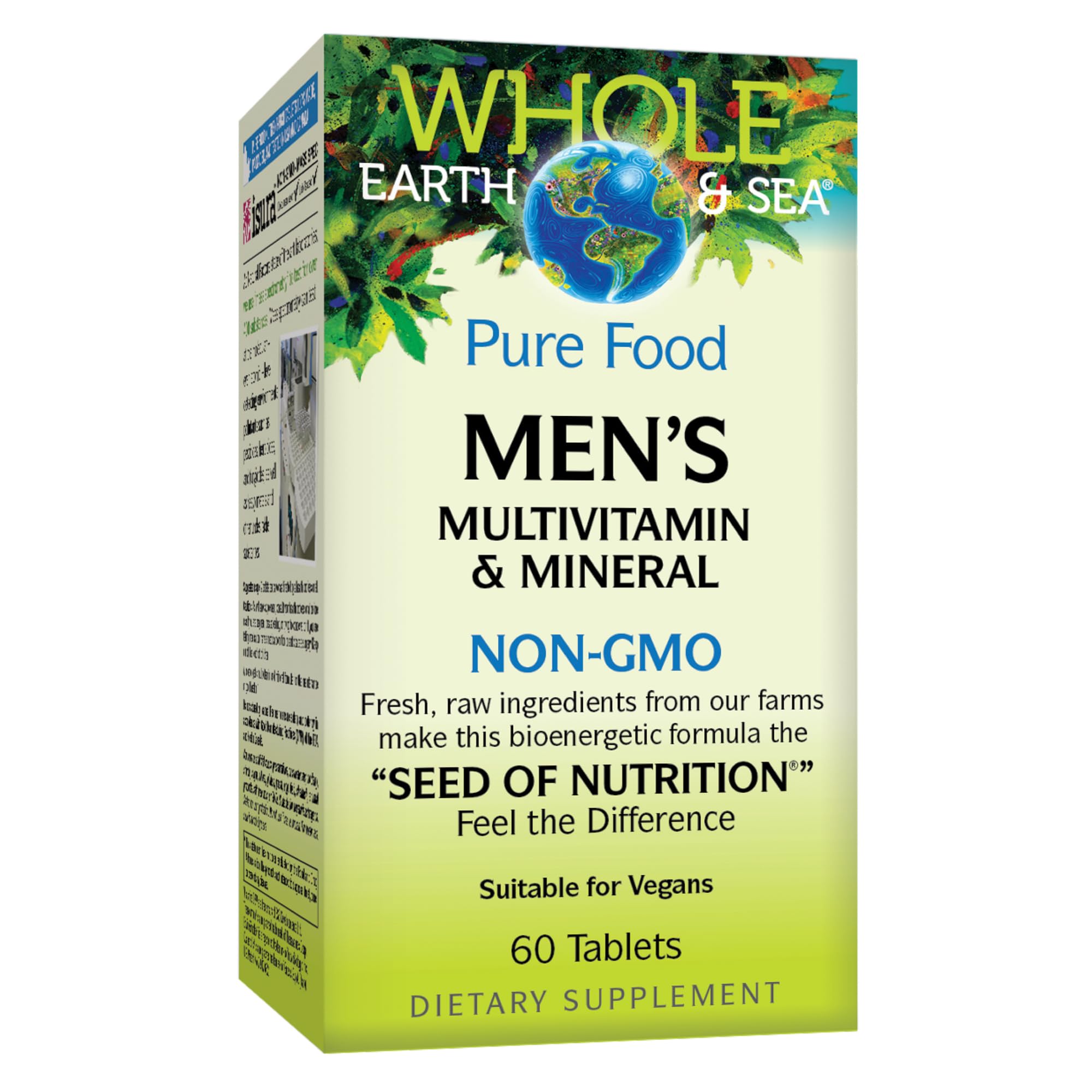 Natural Factors, Men's Multivitamin & Mineral, 1 Serving Contains Nutrition Equivalent to ½ lb of Veggies, 60 Tablets