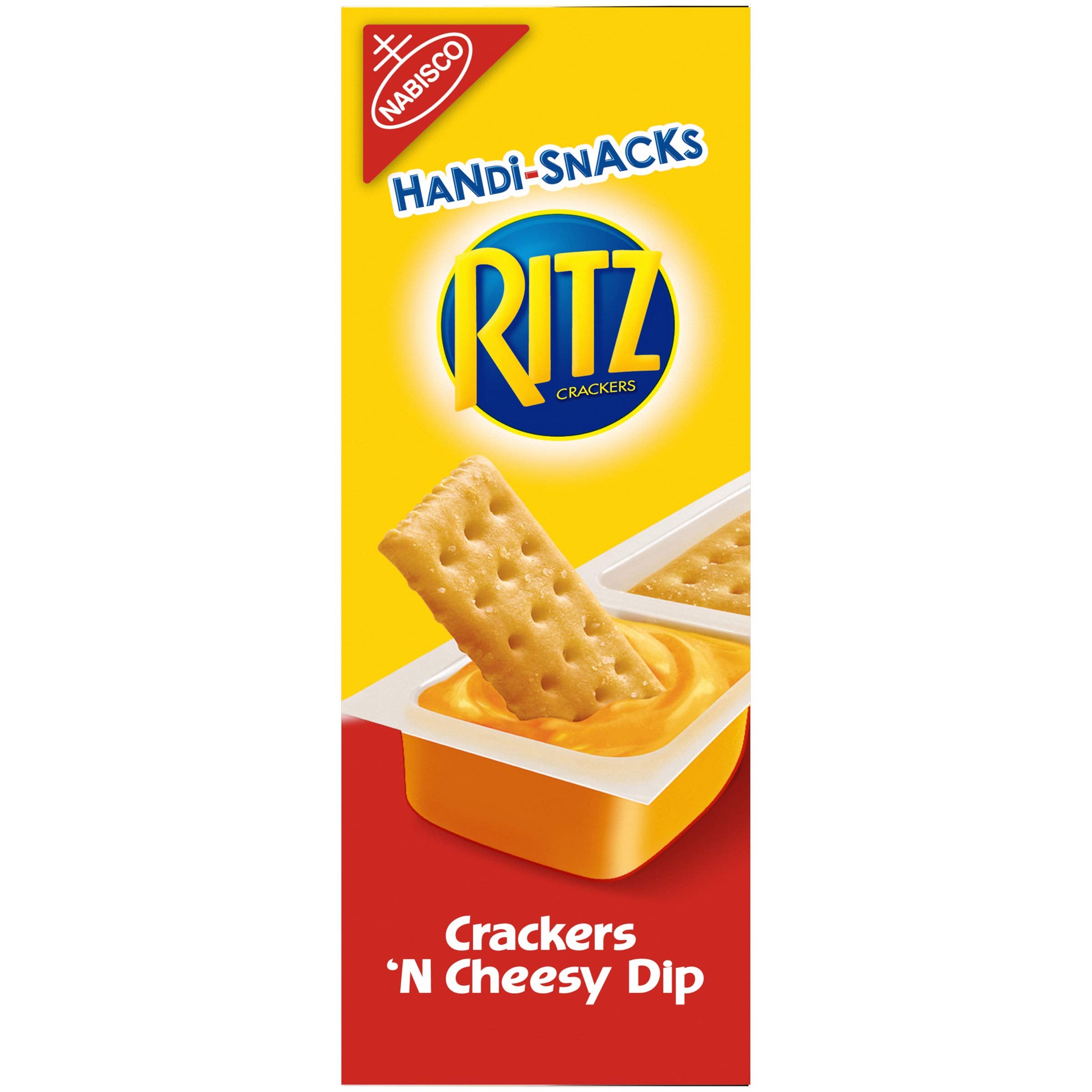 RITZ Handi-Snacks Crackers and Cheese Dip, 6 - 0.95 oz Packs