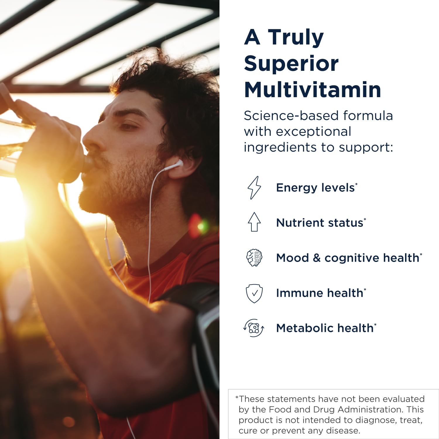 Designs for Health Methylated Multivitamin for Women & Men - Twice Daily Multimineral Supplement & Multivitamin Without Iron + Methylated B12 and Folate, Vitamin C, K, D, E + More (60 Capsules)