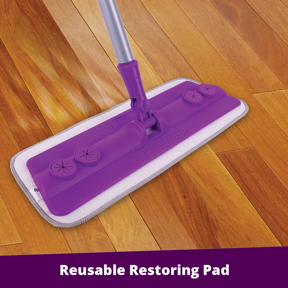 Rejuvenate Microfiber Mop with 3 Reusable Microfiber Pads