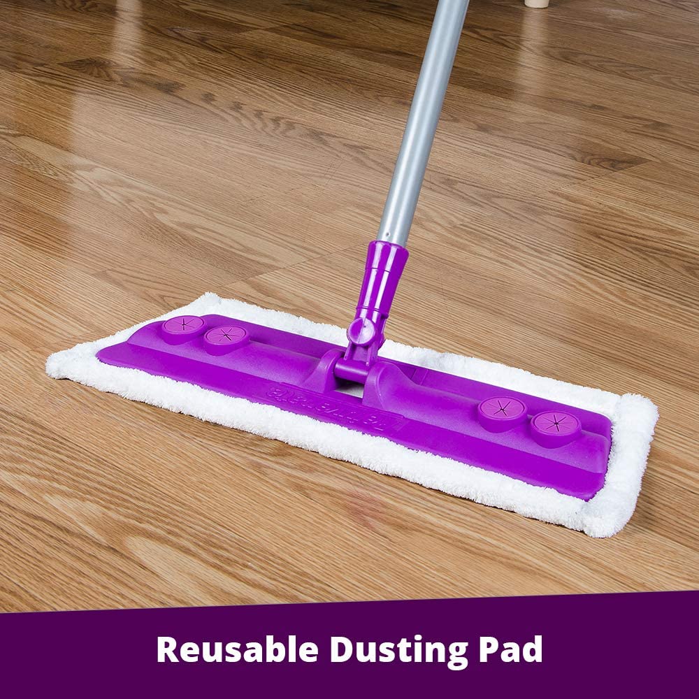 Rejuvenate Microfiber Mop with 3 Reusable Microfiber Pads