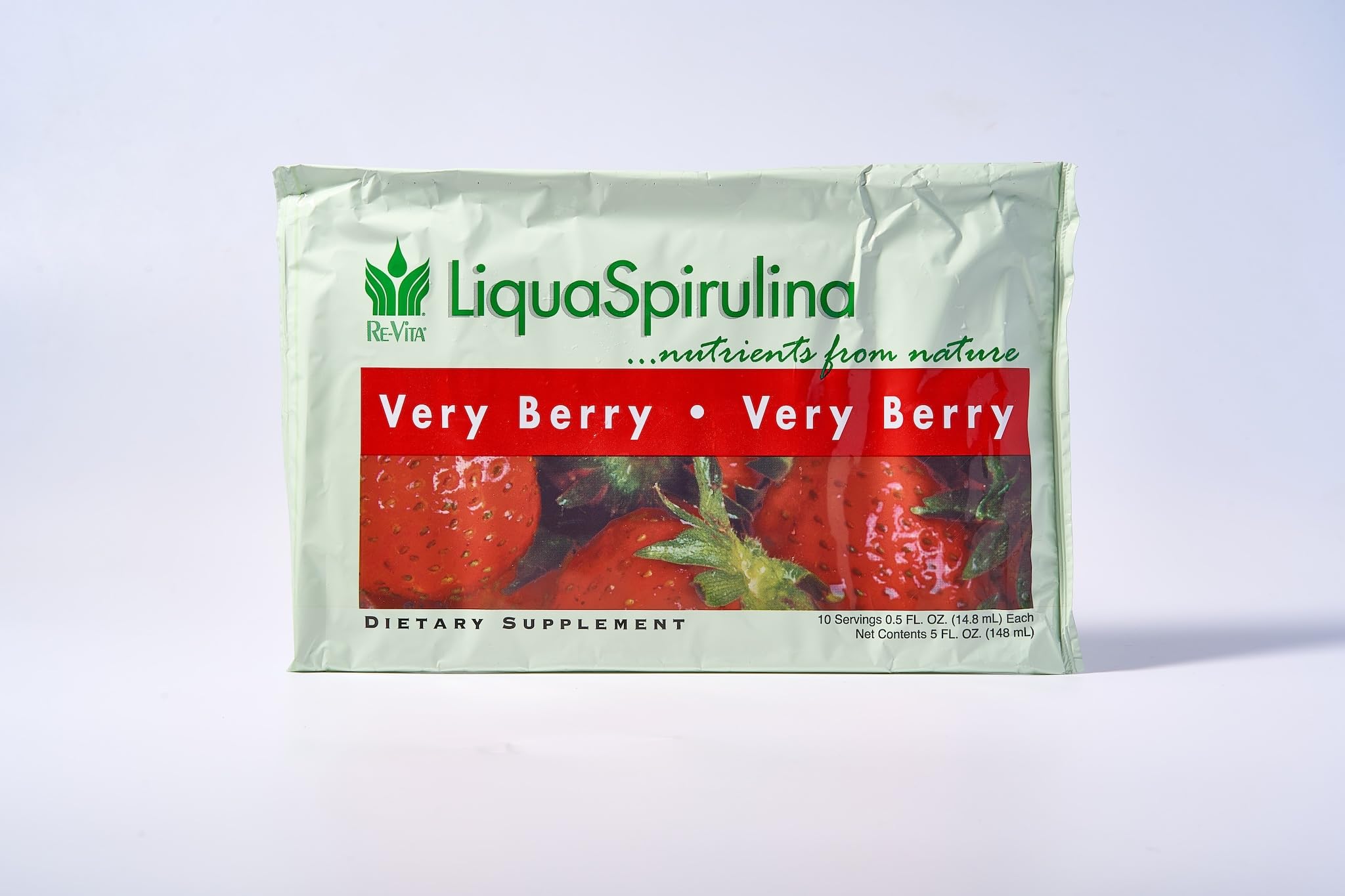 RE-VITA Very Berry LiquaSpirulina Essential Pack 60 Servings