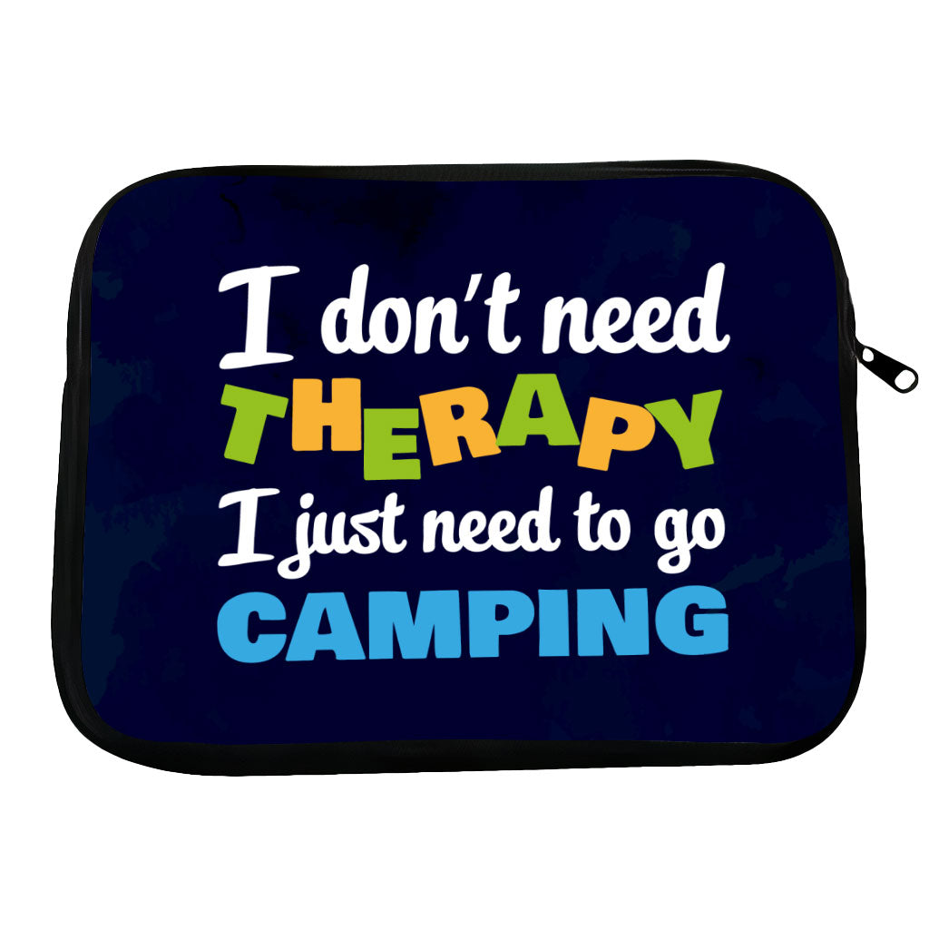 Camping HP 16" Sleeve - Cool Laptop Sleeve - Graphic Laptop Sleeve with Zipper