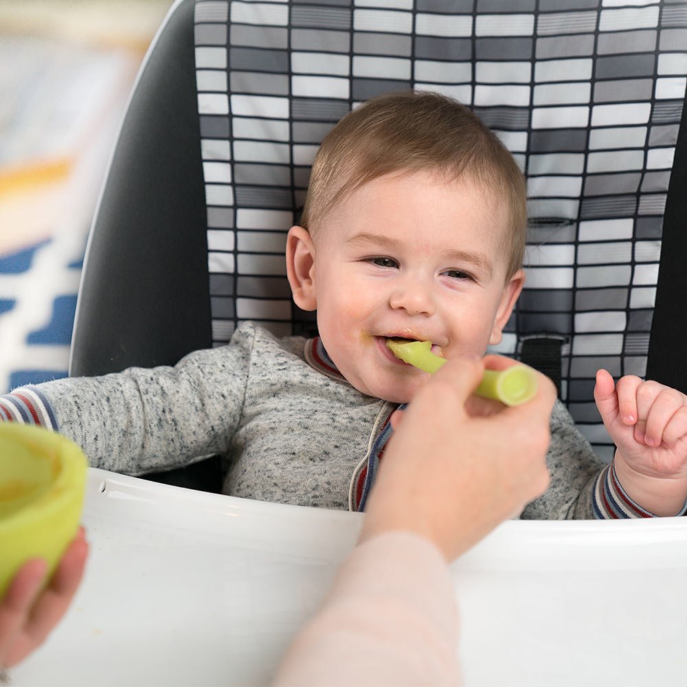 Olababy 100% Silicone Soft Tip Feeding Spoon for Parent Led Weaning 2 Count (Pack of 1 )