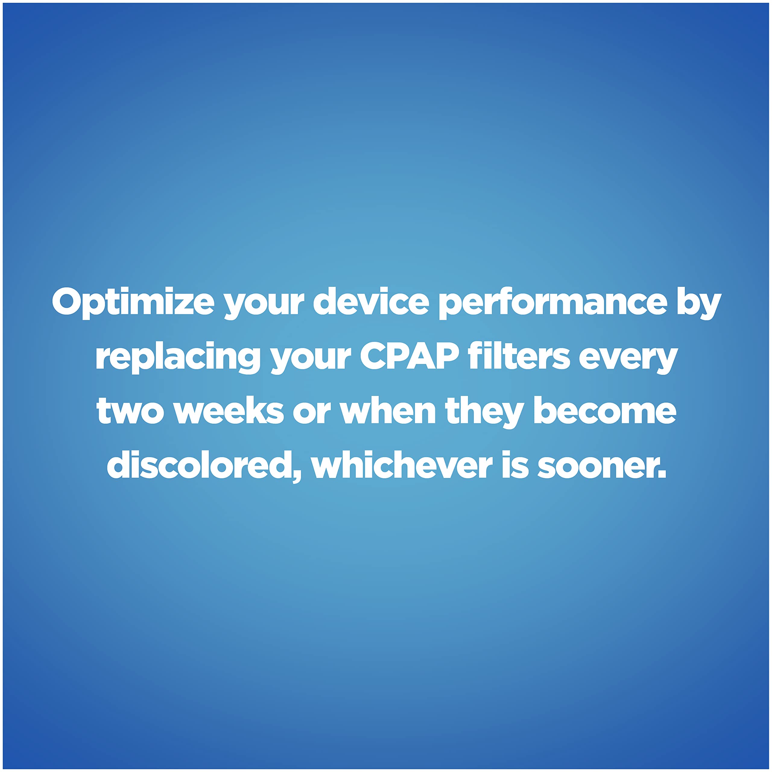 resplabs CPAP Filters - Compatible with The ResMed AirSense 10 Machine - 60 Filter Pack