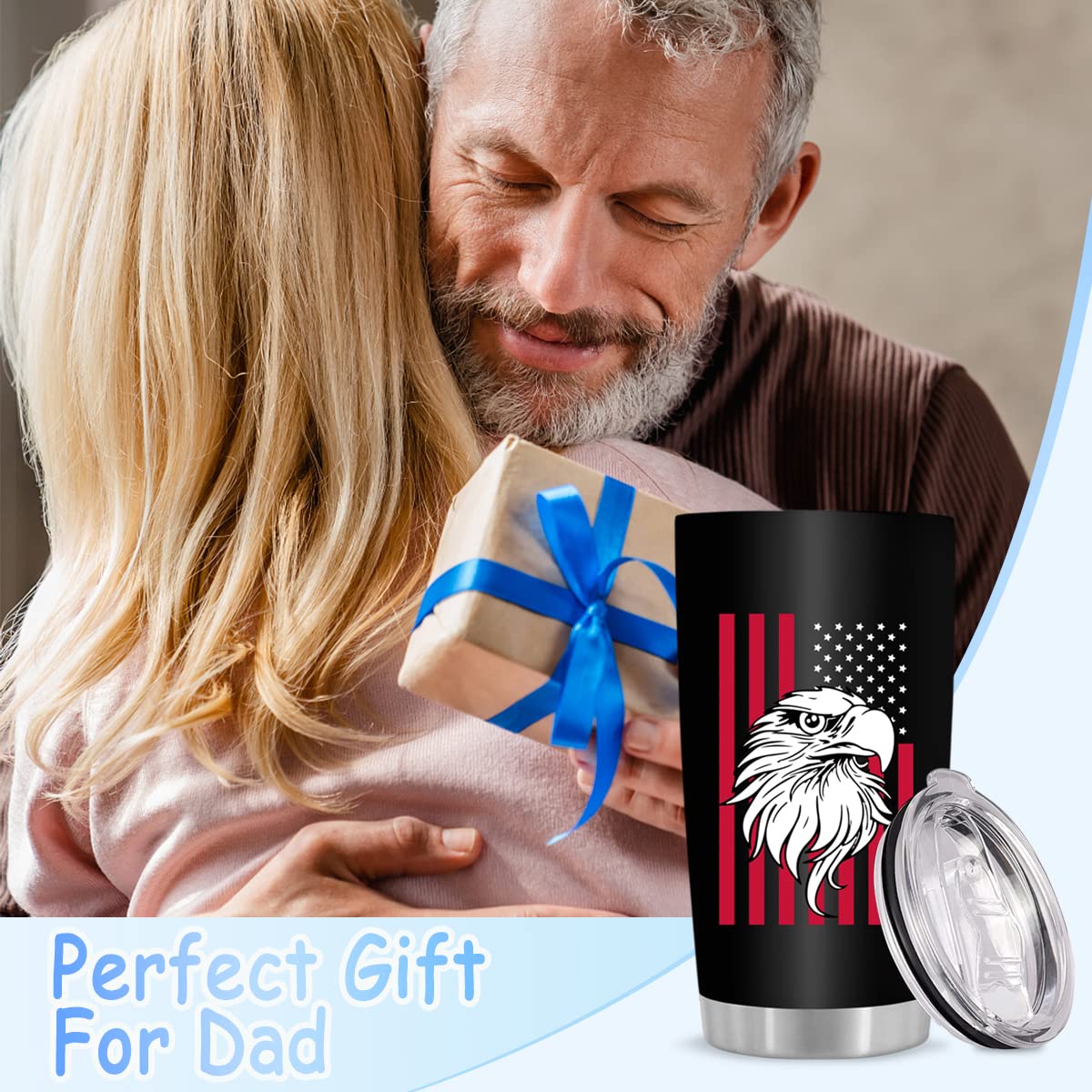 Best Gifts for Men, Old Lives Matter 20oz Stainless Steel Tumbler for Men Dad Grandpa, 40th 50th 60th 70th Birthday Gifts for Old Men, Fathers day Christmas Gift for Men from Son Daughter Wife