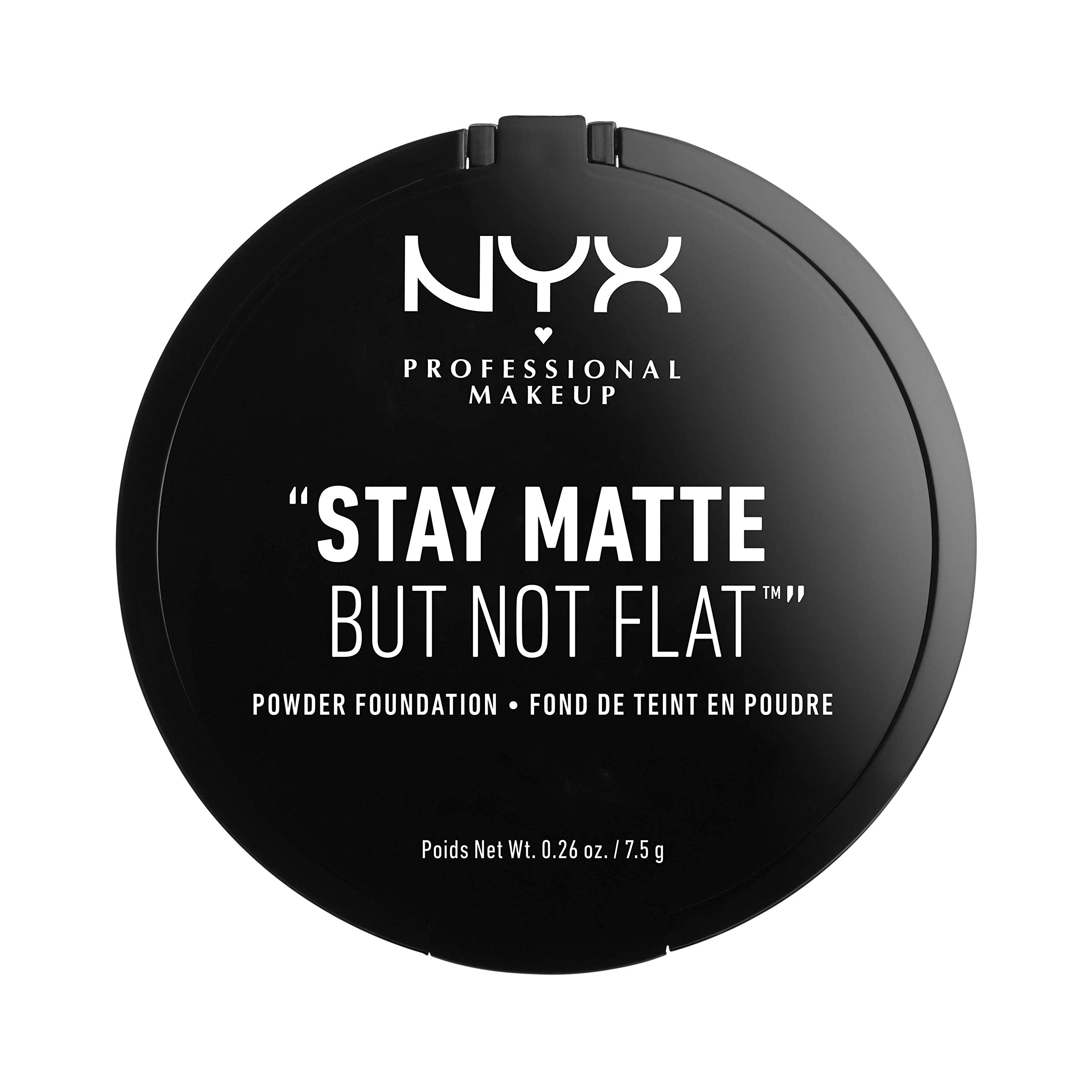 NYX PROFESSIONAL MAKEUP Stay Matte But Not Flat Powder Foundation, Nude