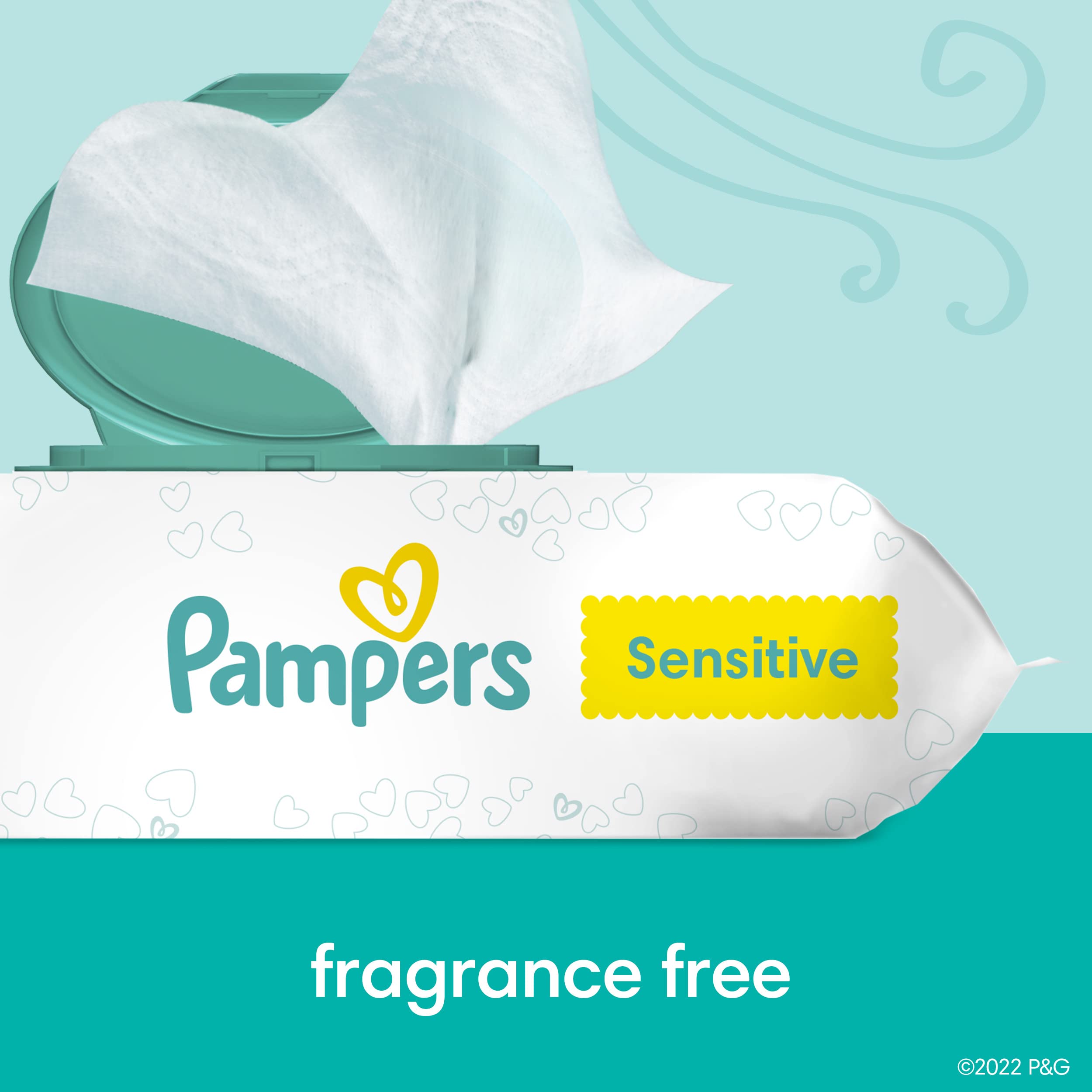 Pampers Sensitive Water Based Hypoallergenic and Unscented Baby Wipes Combo, 1008 count (Packaging May Vary)