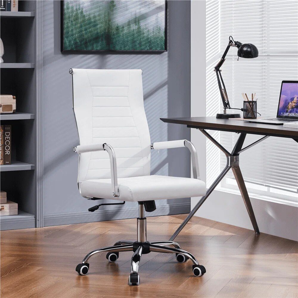 Modern Faux Leather Office Desk Chair