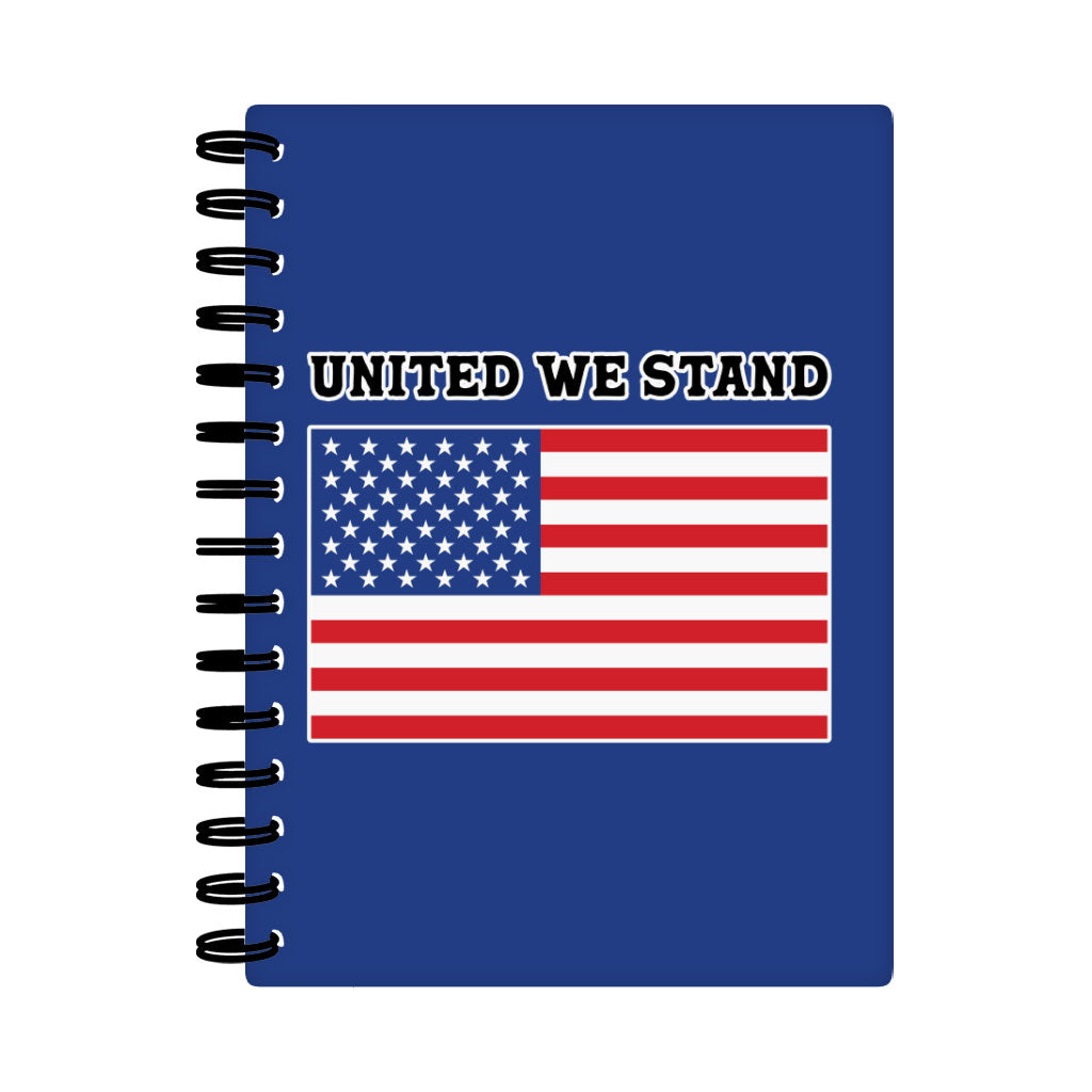 USA Flag Spiral Notebook - Patriotic Notebook - Trendy Notebook