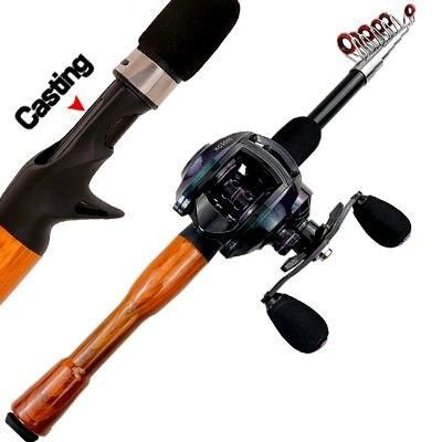 Ultimate Telescopic Fishing Rod and Baitcasting Reel Combo