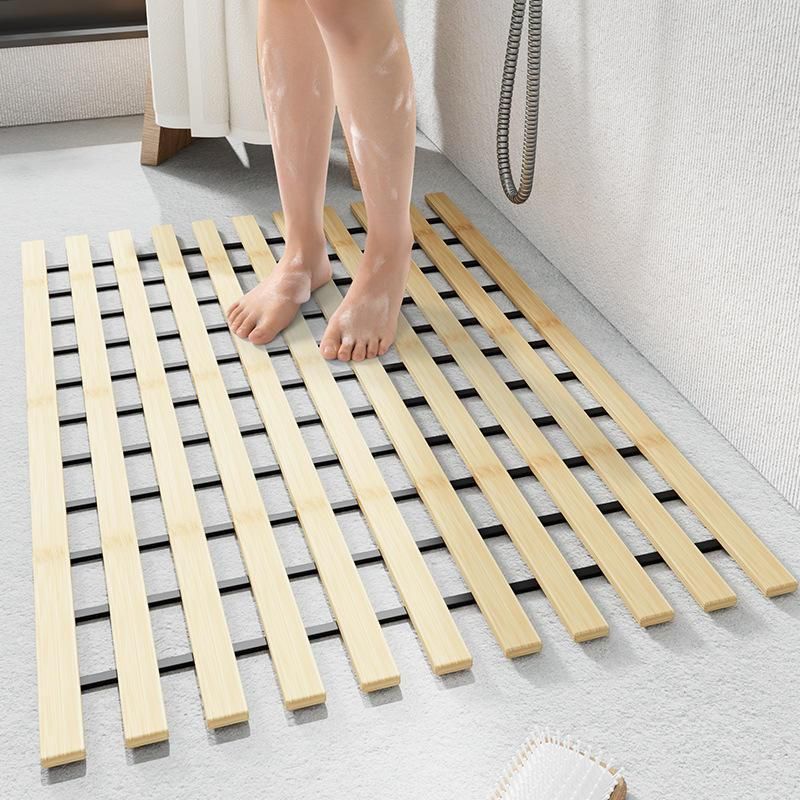 Eco-Friendly Bamboo Bath Mat