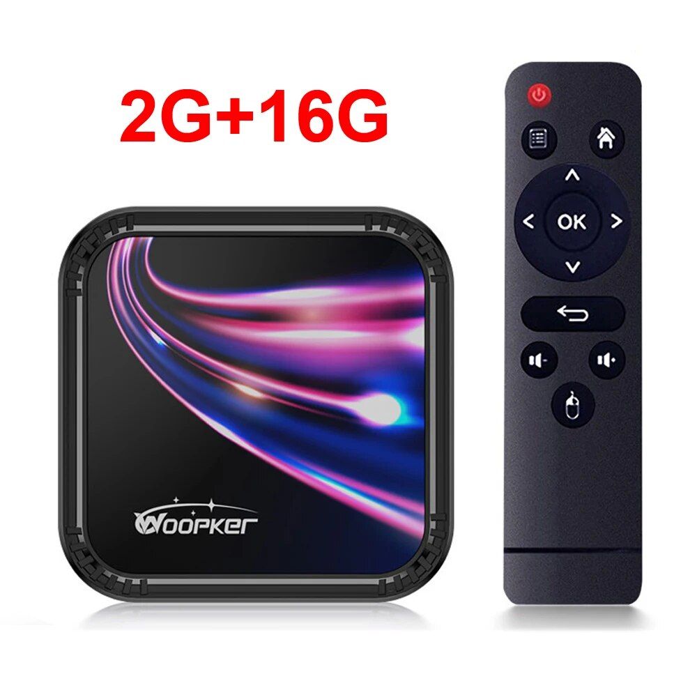 Android 13.0 TV Box - 8K UHD Video, Wi-Fi 6, Bluetooth 5.0 - Smart Streaming Media Player