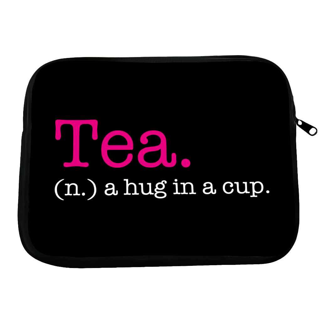 Tea Lover HP 16" Sleeve - Funny Design Laptop Sleeve - Best Print Laptop Sleeve with Zipper