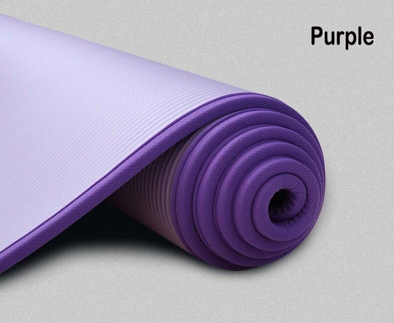 10mm Thick Non-Slip Yoga & Acupressure Mat: Versatile Fitness and Meditation Pad