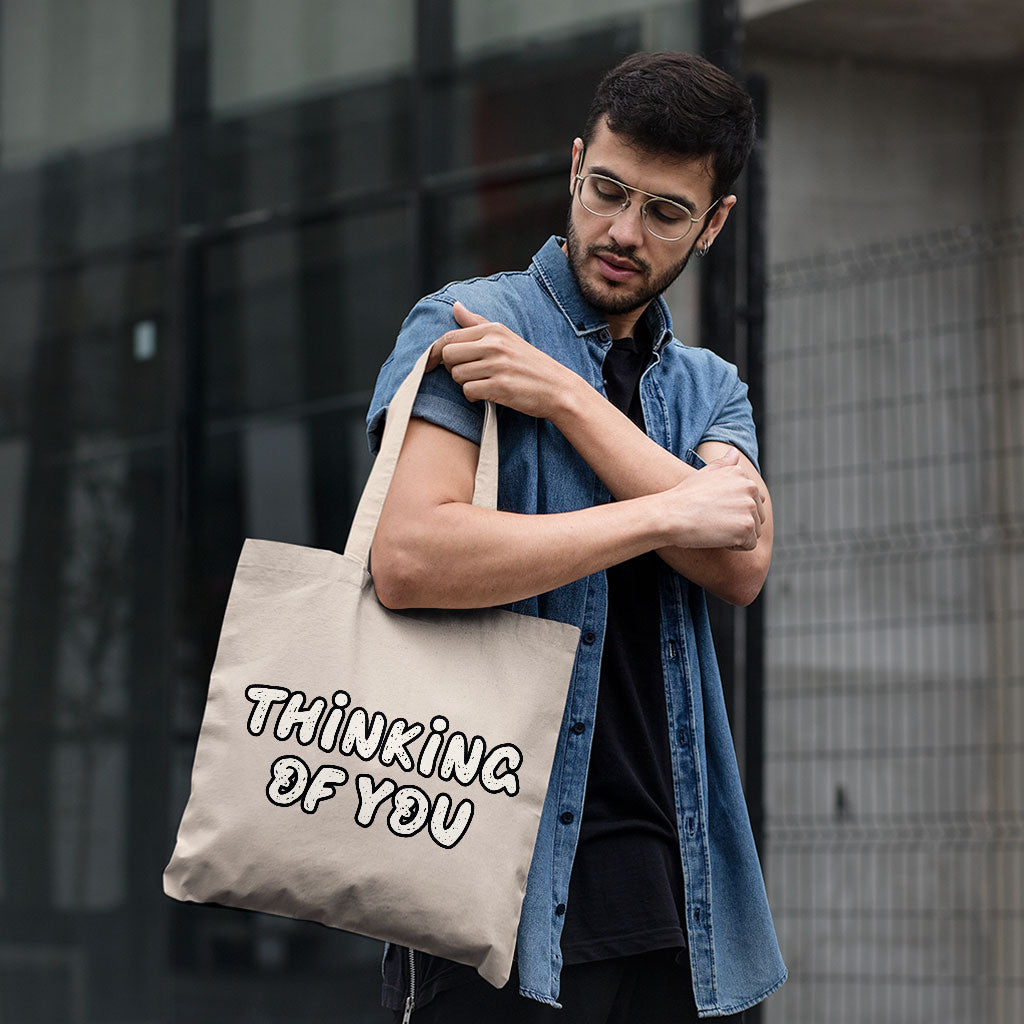 Thinking Of You Small Tote Bag - Cute Shopping Bag - Trendy Tote Bag