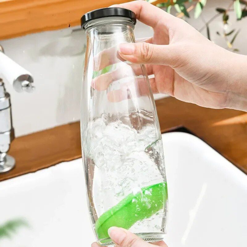 Multi-Pack Pea-Shaped Bottle Cleaning Sponges