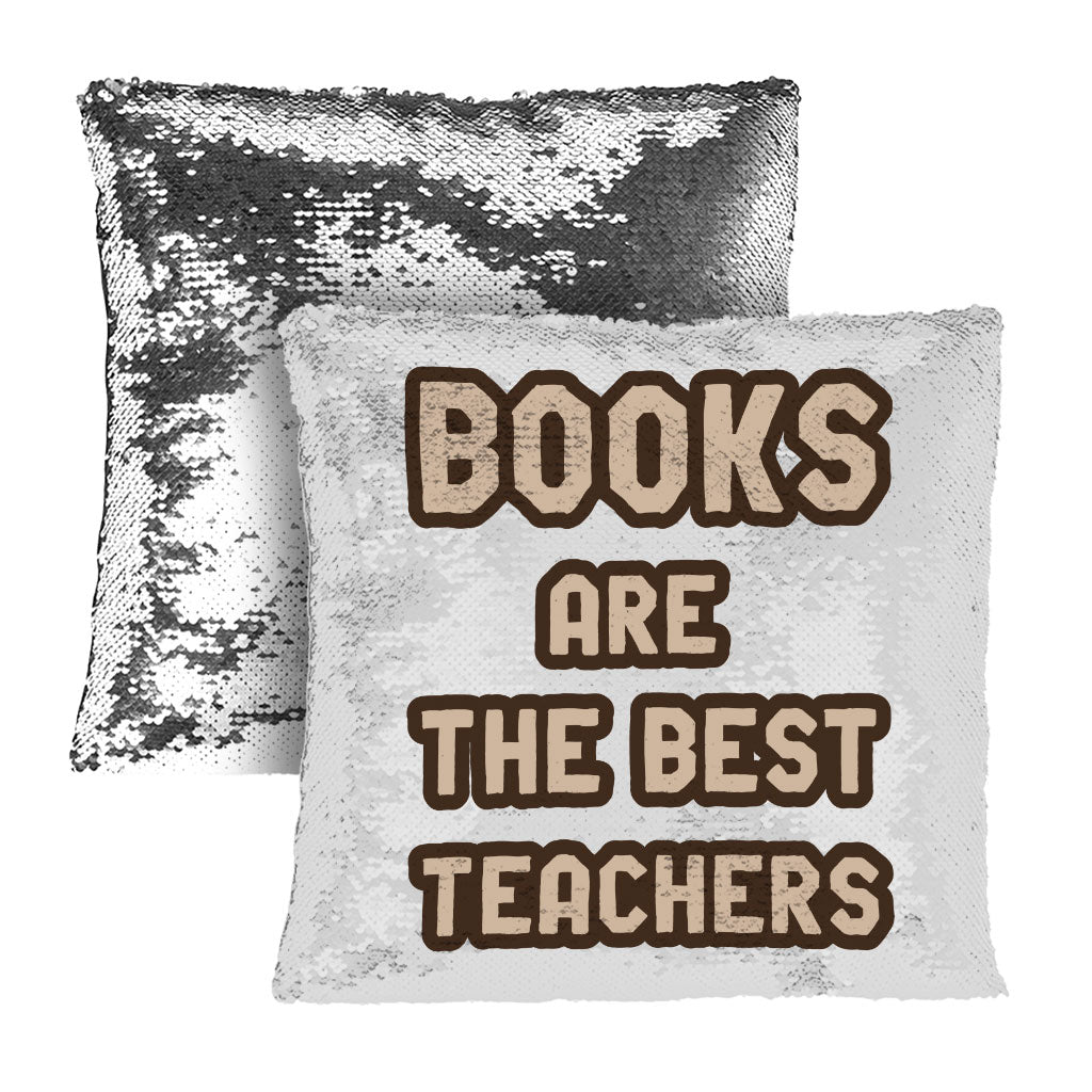 Book Themed Sequin Pillow Case - Quotes Pillow Case - Cool Print Pillowcase