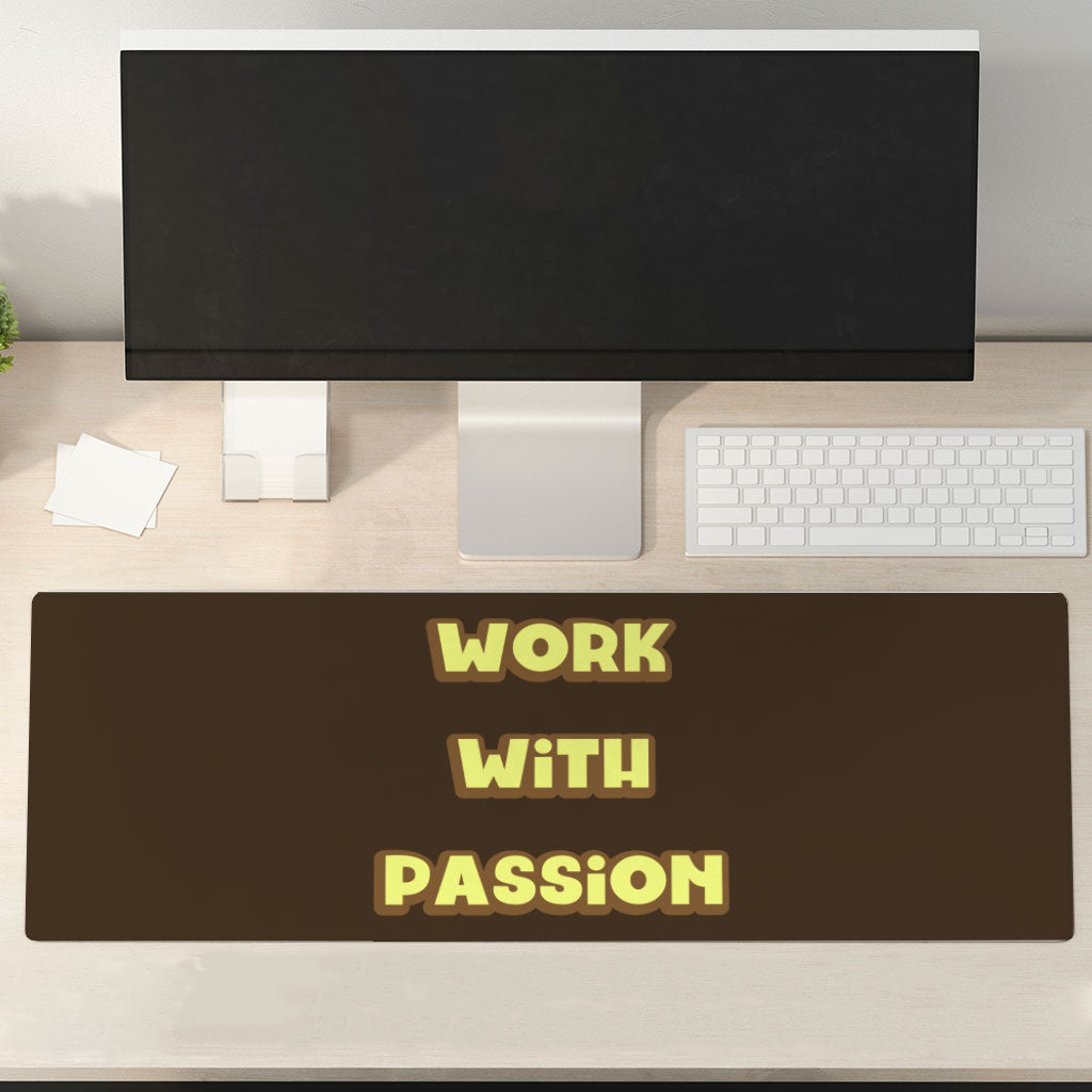 Motivational Desk Mat - Saying Desk Pad - Cute Laptop Desk Mat